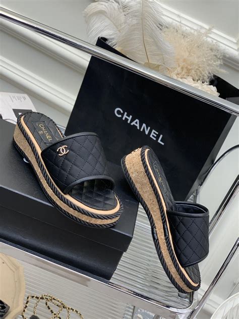 chanel slippers fake|chanel slippers men.